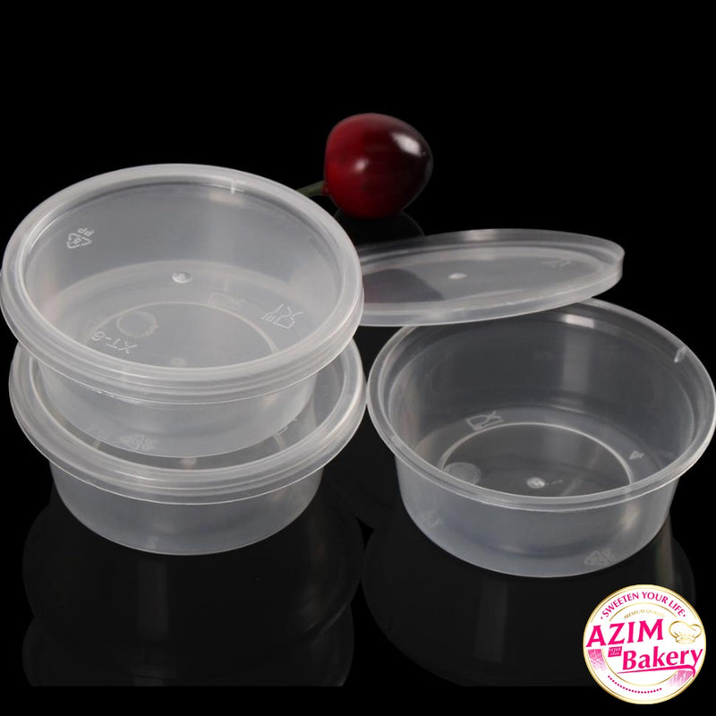 Bekas Makanan Bulat (50pcs) Round Container Bekas Bulat Ast - 10oz 300ml Ast - 16oz 450ml Bekas Dadih Bekas Puding Bekas