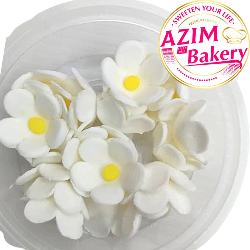 Sugar Gum Paste | Gum Paste Flower | Gum Paste Blossom (M Size) Sugar Flower Gum Paste | Icing Flower by Azim Bakery