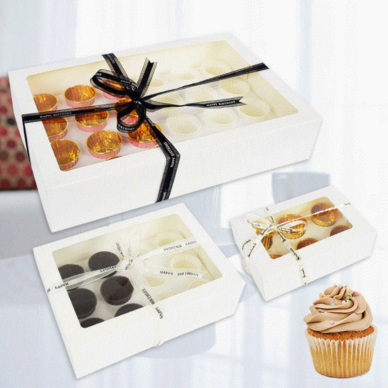 Cupcake Box With Window (1PC)