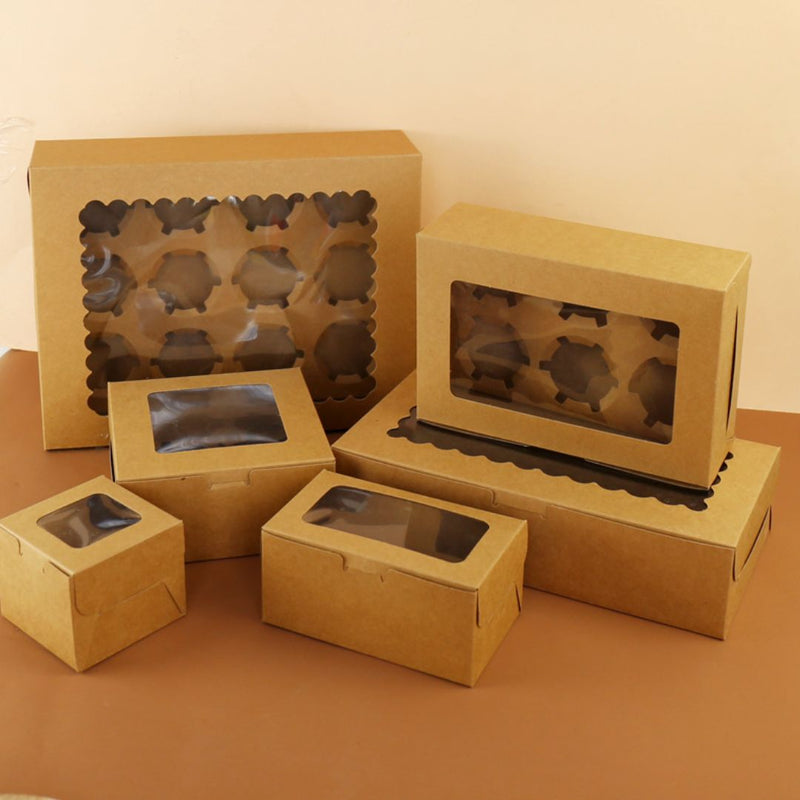 Cupcake Box With Window (1PC)