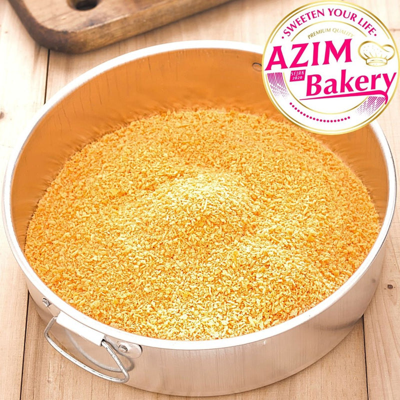 Golden Breadcrumb 250g | 500g | 1kg | Serbuk Roti Oren Serbuk Roti Kuning (Halal) By Azim Bakery