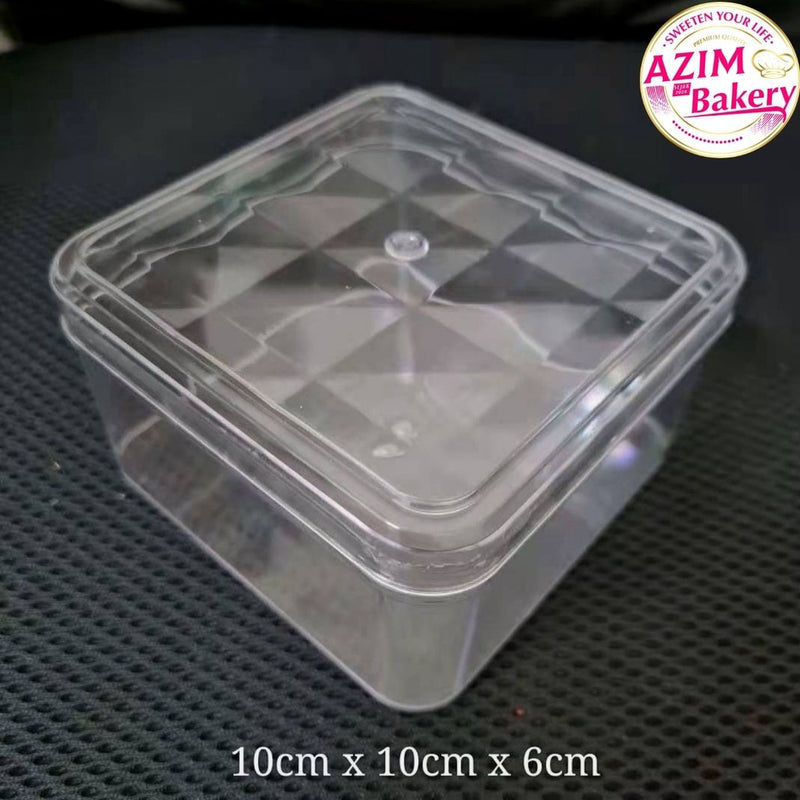 Square Cookies Container 1PC PL668 | PL66Balang Kuih Raya | Balang Biskut | Cookies Container | Square Container