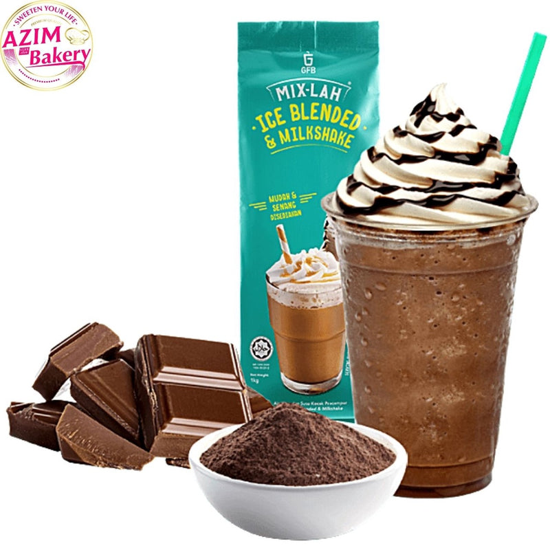 Ice Blended Gfb Mix-Lah Vanilla, Belgian Chocolate, Cappuccino, Latte, Green Tea Latt, Teh Ais, Durian, Mocha, Macchiato