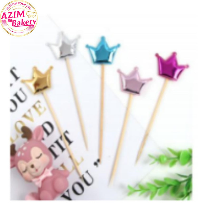 Cake Topper | Kek Topper | Love Cake Topper | Butterfly Cake Topper | Crown Cake Topper | Heart Topper by Azim Bakery