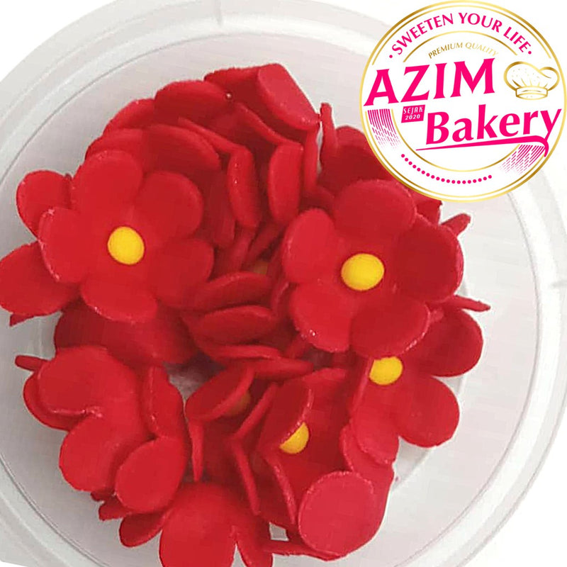 Sugar Gum Paste | Gum Paste Flower | Gum Paste Blossom (M Size) Sugar Flower Gum Paste | Icing Flower by Azim Bakery