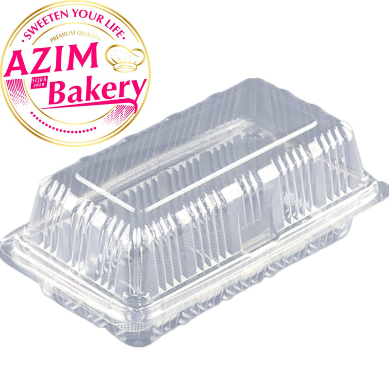 CAKE BOX CS-10L | 25PCS | 50PCS | 100PCS BEKAS KEK | PLASTIC CAKE BOX by AZIM BAKERY