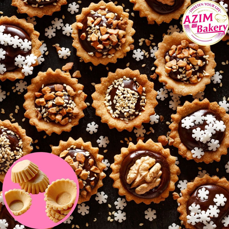 Tart Shell 4cm | Tart Crust | Kulit Tart | 50pcs (Halal) by Azim Bakery