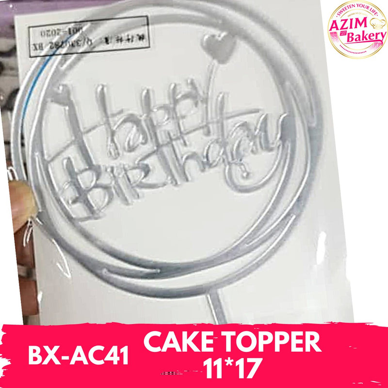 Happy Birthday Cake Topper by Azim Bakery