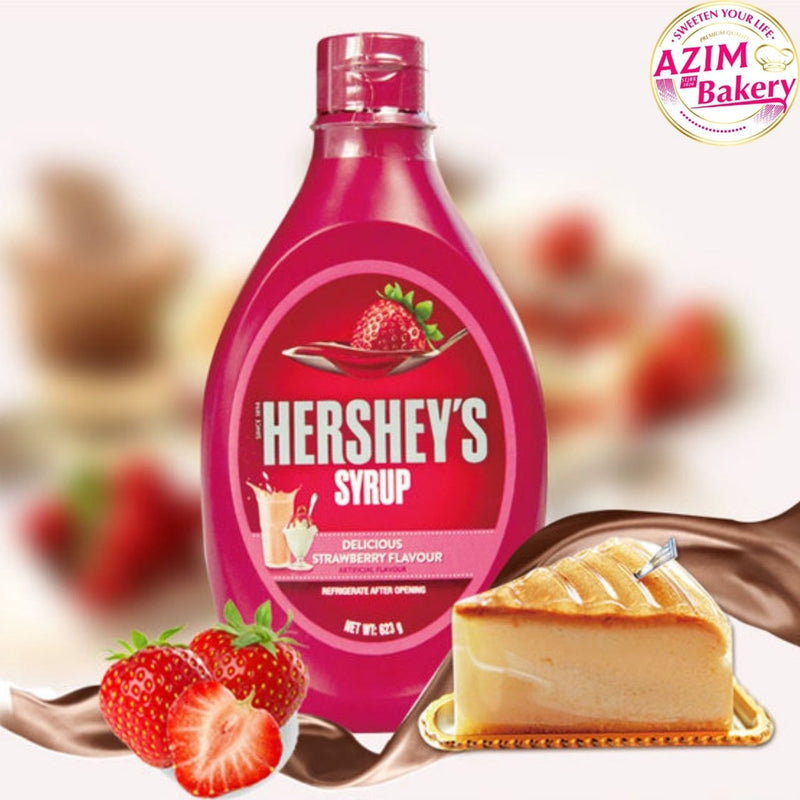 Hershey'S Strawberry Syrup 623G | Sirap Strawberry (Halal) by Azim Bakery