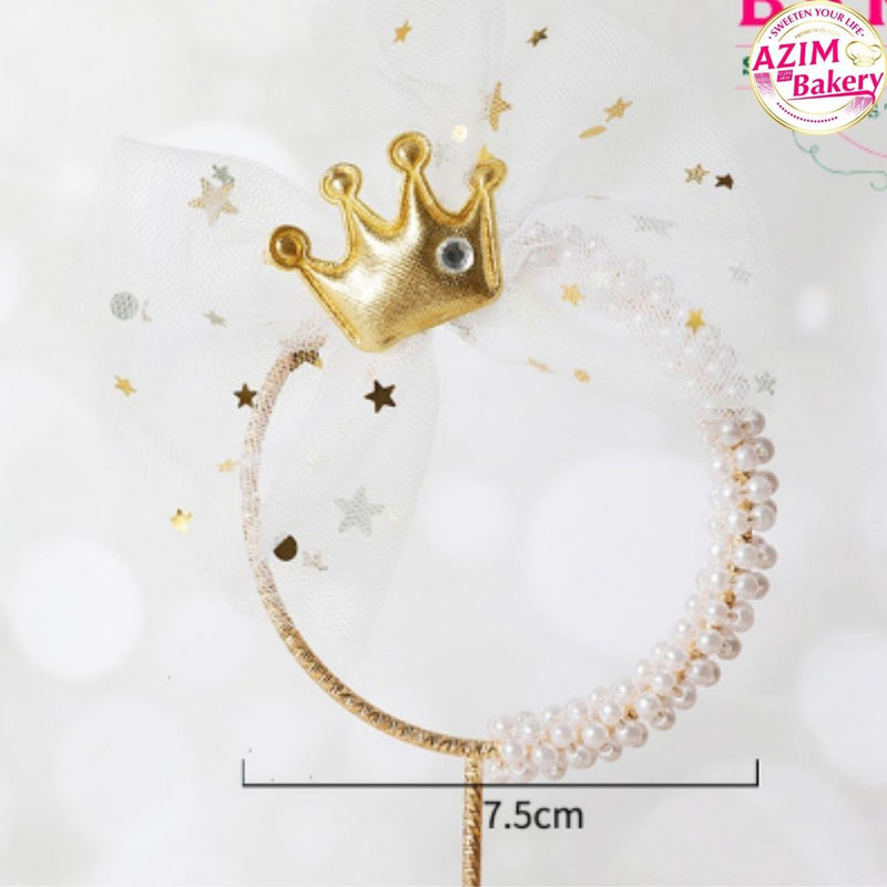 Cake Topper | Kek Topper | Love Cake Topper | Butterfly Cake Topper | Crown Cake Topper | Heart Topper by Azim Bakery