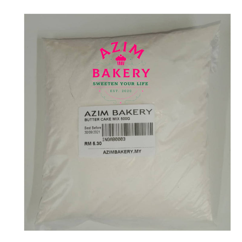 Butter Cake Premix 500G | Tepung Segera Kek Butter | Tepung Kek Butter (Halal) by Azim Bakery