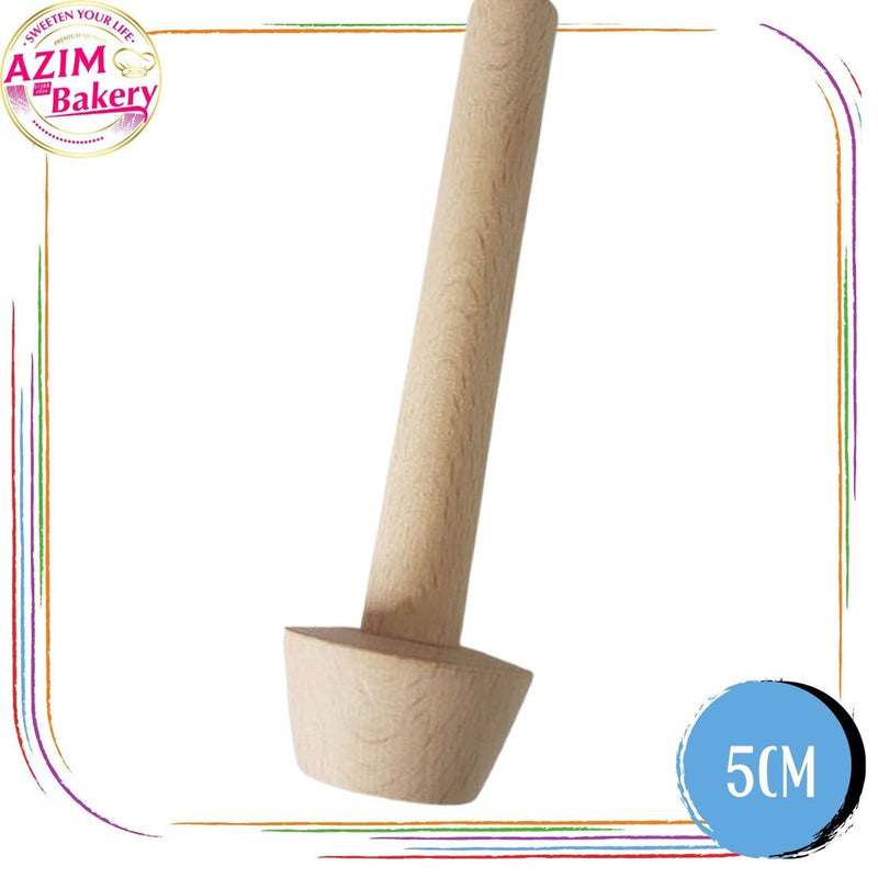 Wooden Tart Presser 3cm 4cm 4.5cm 5cm | Penekan Tart Shell | Tart Presser | Tart Press Mould | Double Side Tart Presser