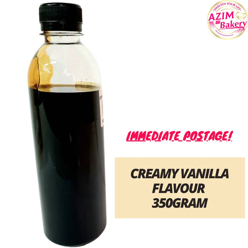 Perisa Creamy Vanilla 25G, 150G, 350G | Creamy Vanilla Emulco | Perisa Makanan | Food Flavour (Halal) by Azim Bakery