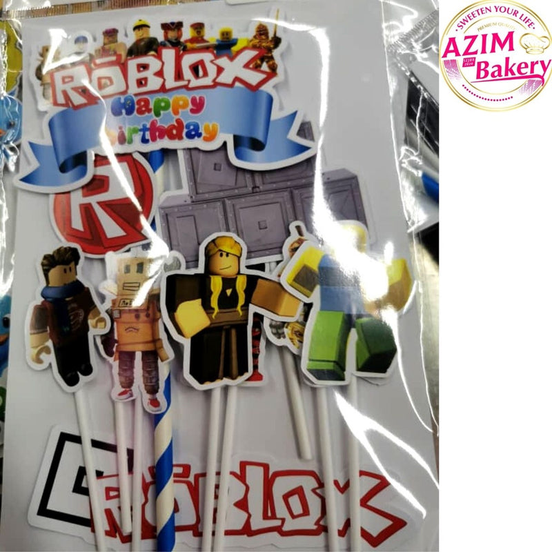 Cake Topper Frozen Boboiboy Happy Mother’S Day Doraemon Baby Shark Beyblade Tayo Upin Ipin Didi Katuri Lego Sonix Roblox