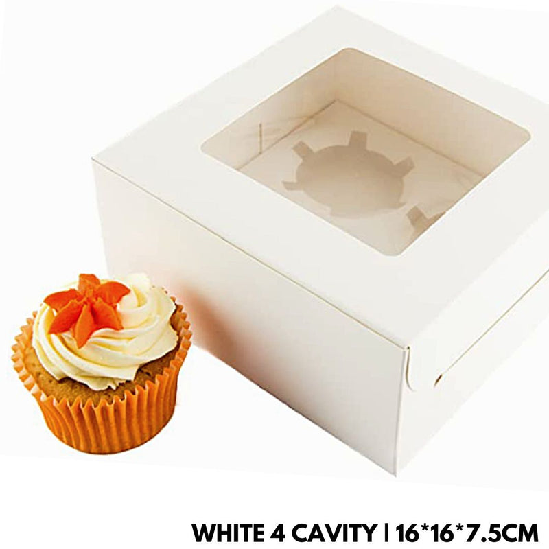 Cupcake Box With Window (1PC)