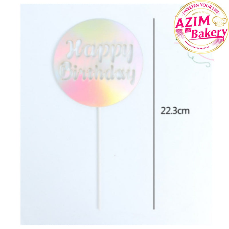 Happy Birthday Cake Topper by Azim Bakery