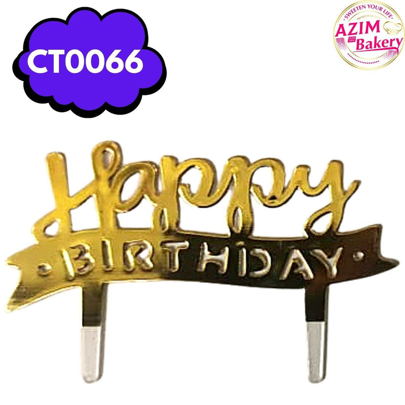 Happy Birthday Cake Topper by Azim Bakery