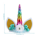 Unicorn Horn Cake Topper | Unicorn Party | Birthday Topper Unicorn Horn | Hiasan Kek | Cake Decoration by Azim Bakery