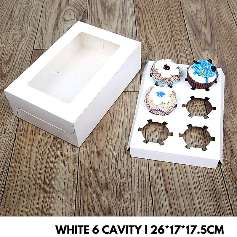 Cupcake Box With Window (1PC)