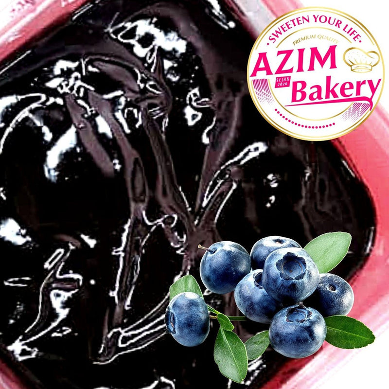 Blueberry Filling Topping 250g | 500g Toping Blueberry Inti Blueberry (Halal) by Azim Bakery