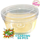 Cookies Container 1ctn (36pcs) With Bubble Wrap Balang Kuih Raya | Balang Biskut | Round Candy Container Pl118 | Balang