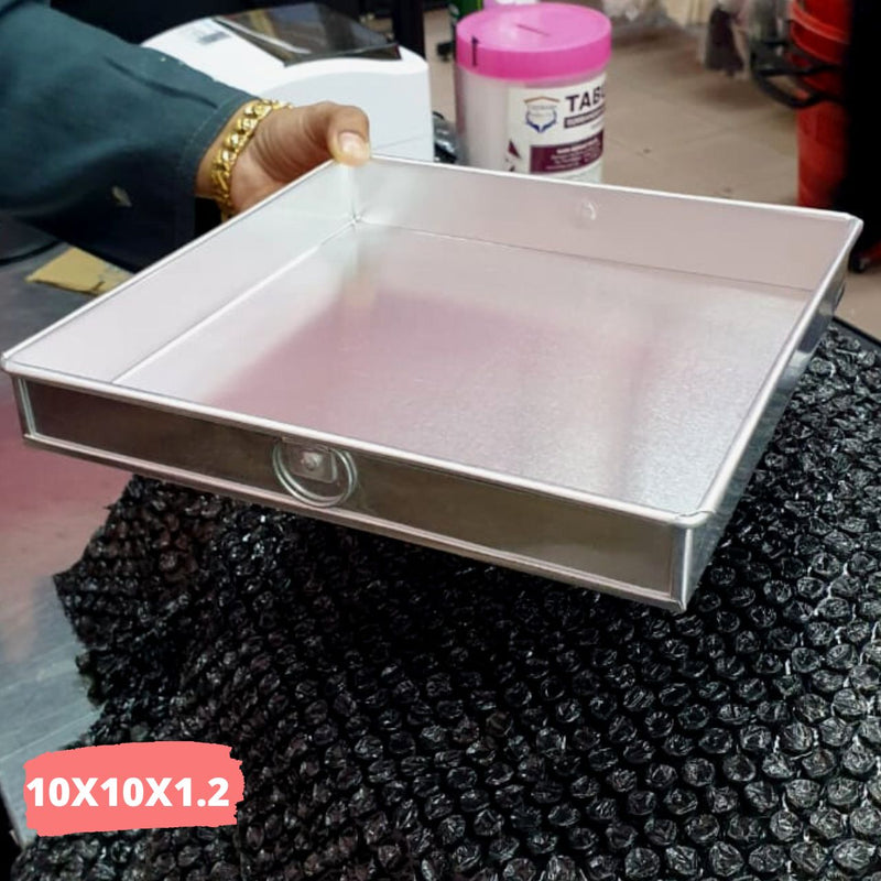 Aluminium Shallow Square Cake Mould