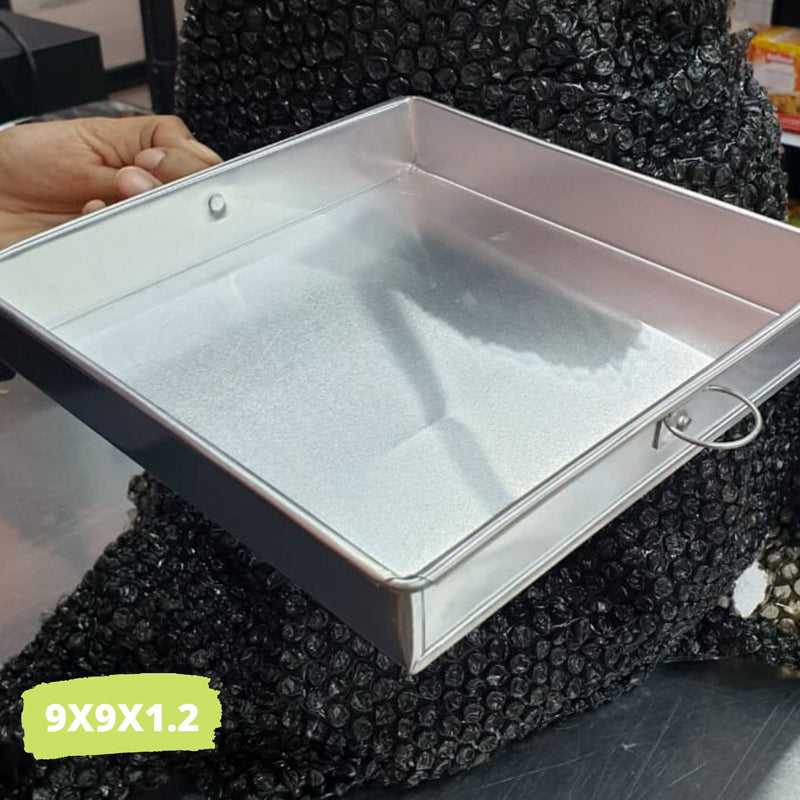 Aluminium Shallow Square Cake Mould