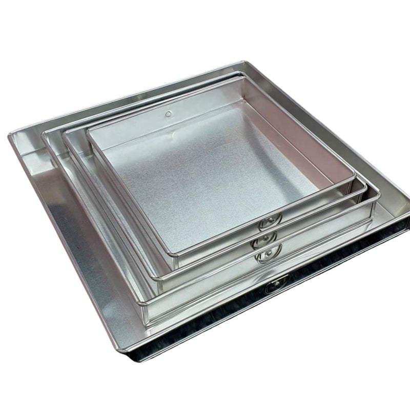 Aluminium Shallow Square Cake Mould