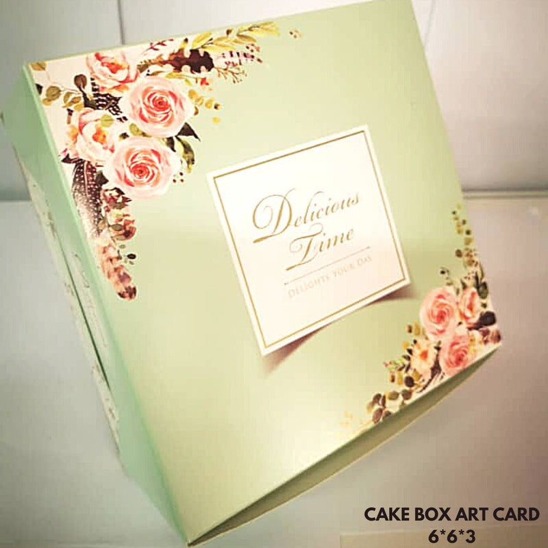 Cake Box Art Card (Design)