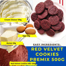 Set Raya Cookies Red Velvet Chocolate Chip Almond Premix
