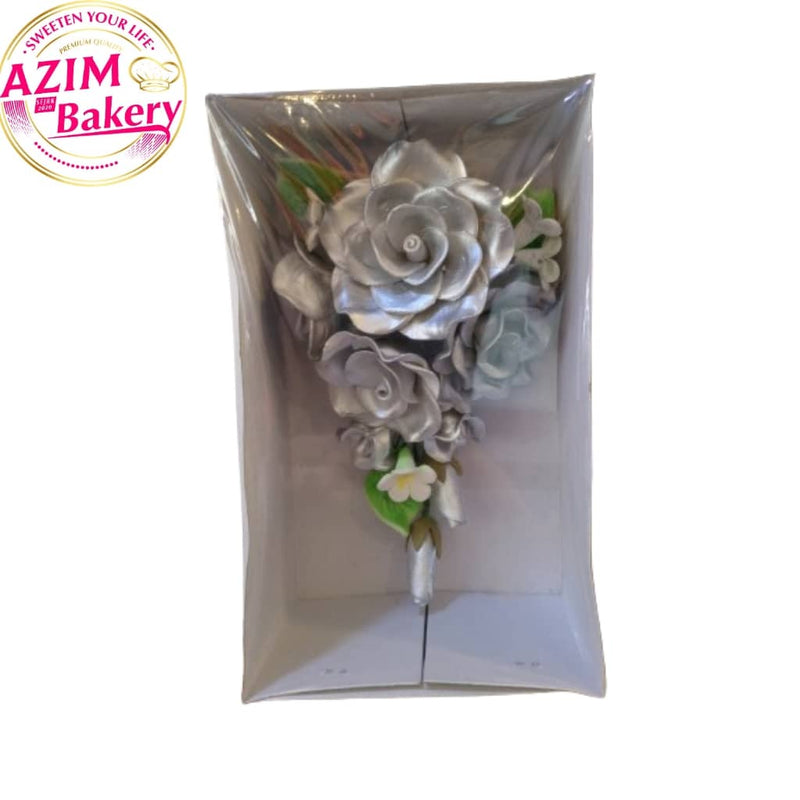 GUM PASTE FLOWER/ SUGAR PASTE FLOWER/ CAKE DECORATION/ DECORATION FLOWER (ROSE) EATABLE/ EDIBLE (HALAL) | BY AZIM BAKERY