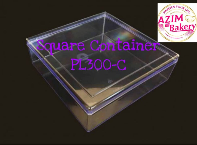 Square Cookies Container 1PC PL668 | PL66Balang Kuih Raya | Balang Biskut | Cookies Container | Square Container