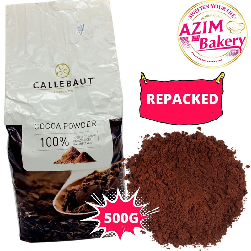 Callebaut Cocoa Powder | Serbuk Koko Callebaut 100g | 250g | 500g | 1kg (Halal)(REPACK) by Azim Bakery