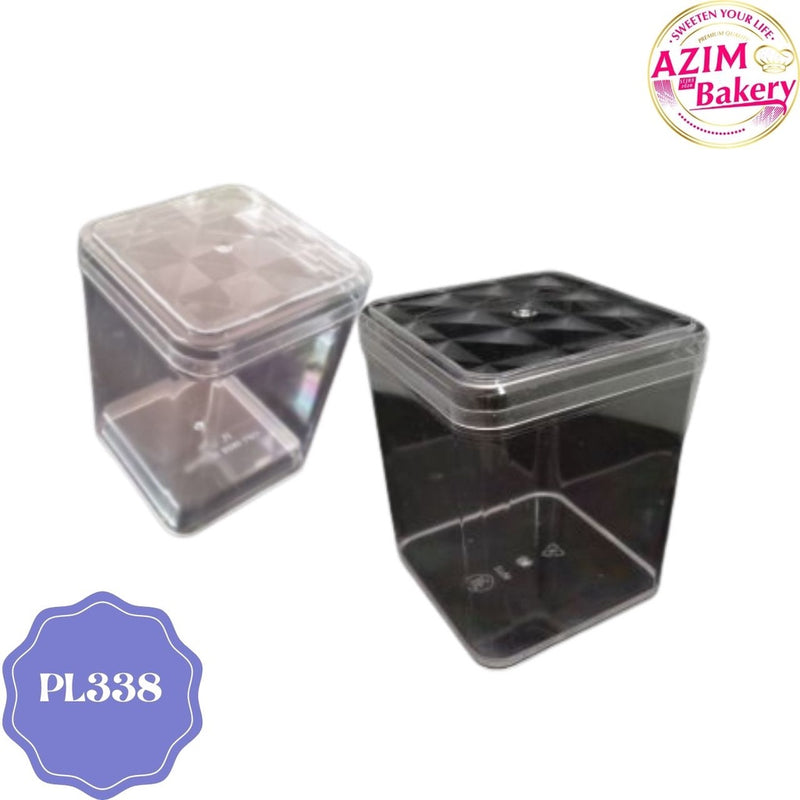 Square Cookies Container 1PC PL668 | PL66Balang Kuih Raya | Balang Biskut | Cookies Container | Square Container