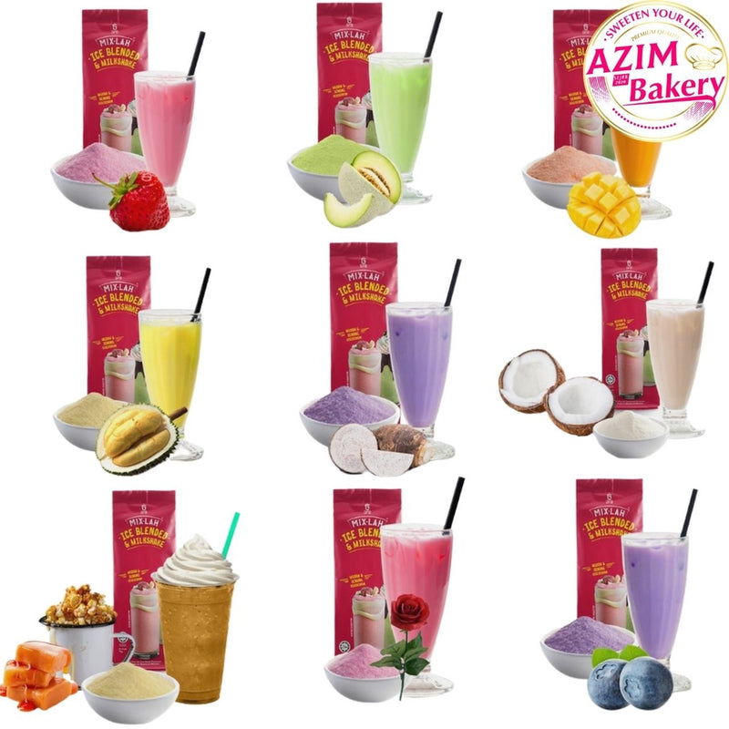 Ice Blended Gfb Mix-Lah Vanilla, Belgian Chocolate, Cappuccino, Latte, Green Tea Latt, Teh Ais, Durian, Mocha, Macchiato