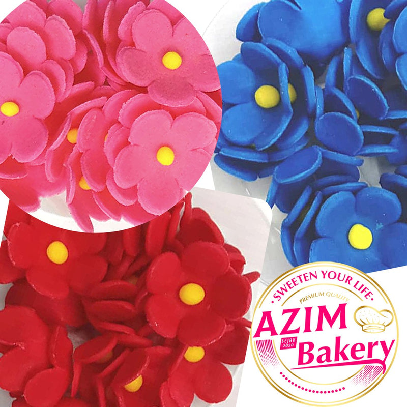 Sugar Gum Paste | Gum Paste Flower | Gum Paste Blossom (M Size) Sugar Flower Gum Paste | Icing Flower by Azim Bakery