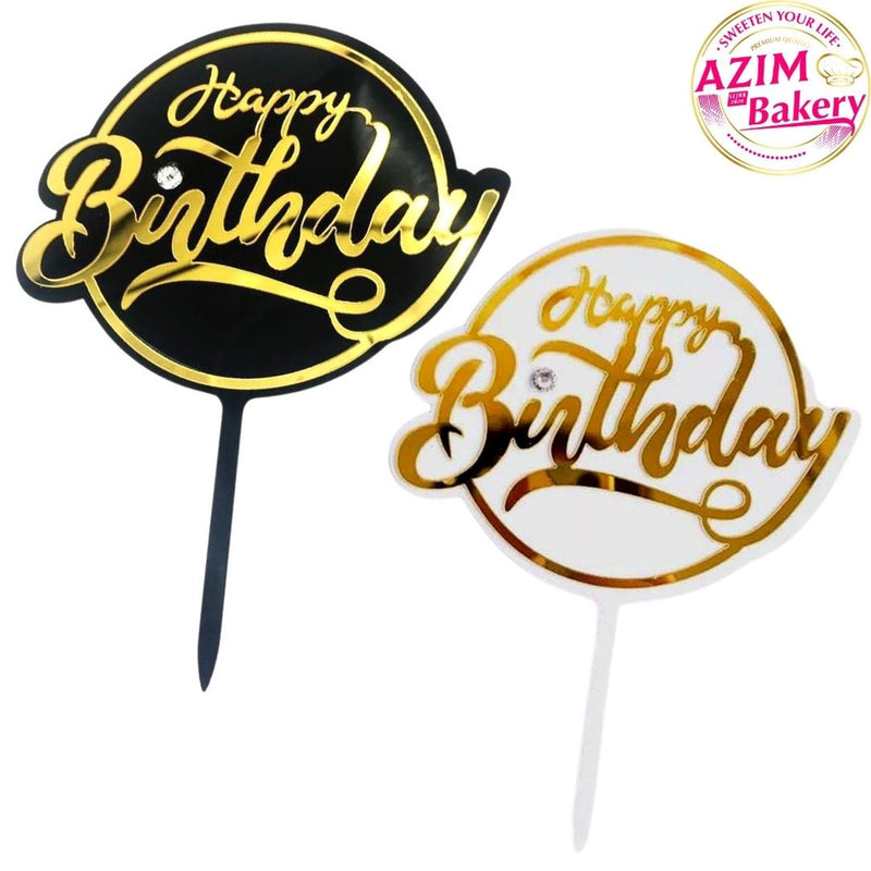 Happy Birthday Cake Topper by Azim Bakery