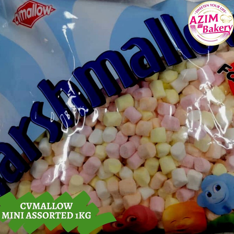 Marshmallow Cv Mallow 250G/1KG White Vanilla Marshmallow Twist Marshmallow Assorted Marshmallow Strawberry Marshmallow