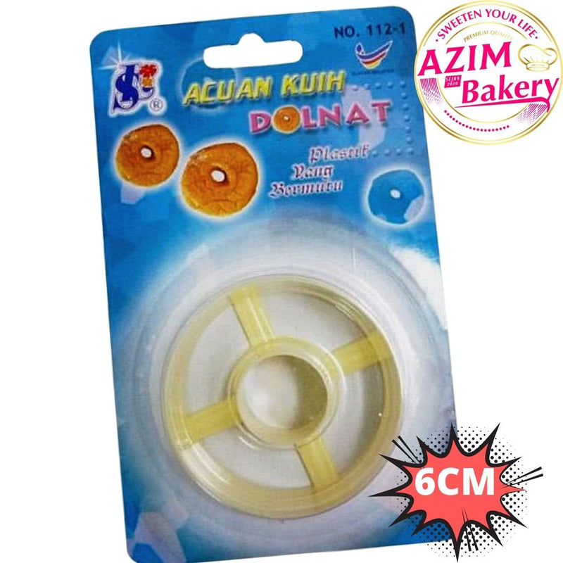 Doughnut Cutter (6cm, 6.8cm ) Pemotong Donat | Donat Cutter | Donat Mould | Acuan Donat Acuan Donat Lava by Azim Bakery