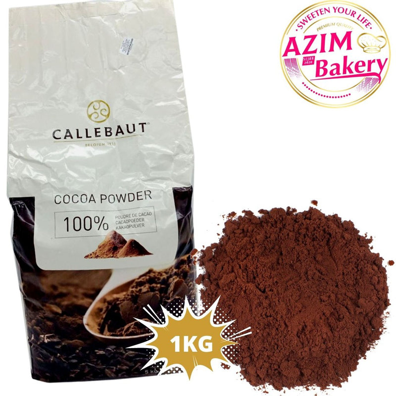 Callebaut Cocoa Powder | Serbuk Koko Callebaut 100g | 250g | 500g | 1kg (Halal)(REPACK) by Azim Bakery