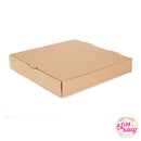 Brown Pizza Box Bf 10X10X1.5 (3Pcs) Kotak Pizza Coklat | Kotak Pizza Koko | Pizza Box Brown by Azim Bakery