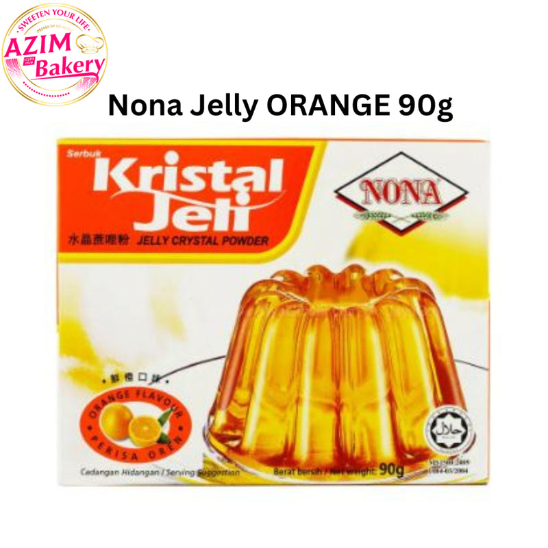 Nona Jelly 90g Blackcurrant | Lychee | Raspberry | Mango | Strawberry Assorted Flavor | Serbuk Agar Agar | Jelly | Jeli