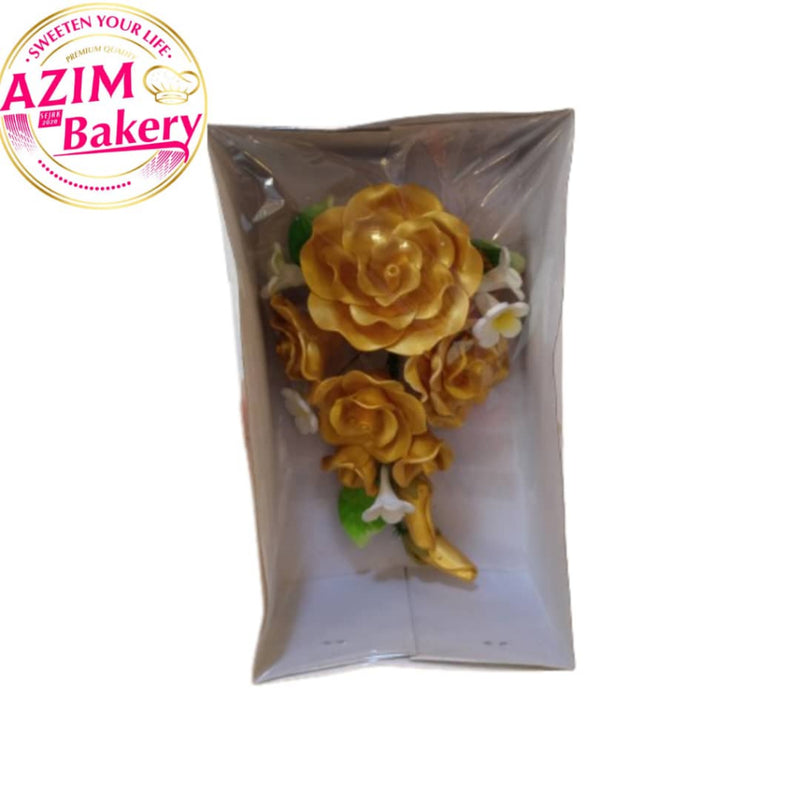 GUM PASTE FLOWER/ SUGAR PASTE FLOWER/ CAKE DECORATION/ DECORATION FLOWER (ROSE) EATABLE/ EDIBLE (HALAL) | BY AZIM BAKERY