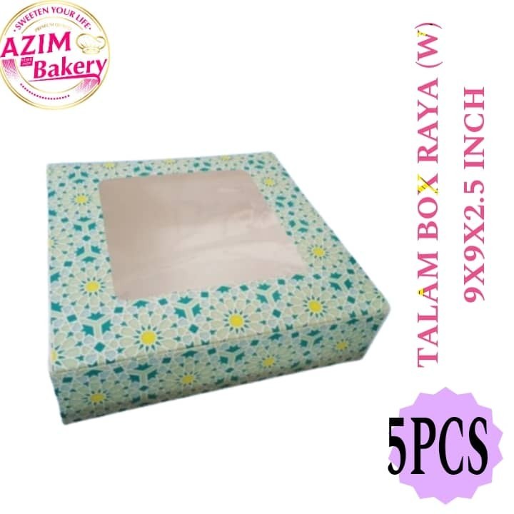 TALAM BOX RAYA PRINTED (W)/ TALAM BOX RAYA PRINTED (5pcs) BY AZIM BAKERY