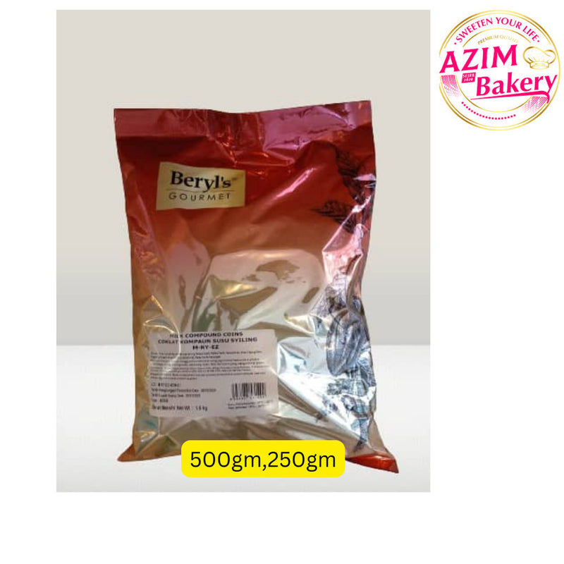 Beryl'S Milk Compound Coin EZ 1.5Kg (HALAL) BY Azim Bakery