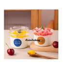 Round Cup 250ml Transparent Disposable PET Plastic Cup Cake Box  Jelly Pudding Dessert Cups With Lid by Azim Bakery