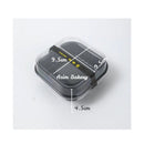Mini Black Dessert Container Box Square Plastic with Transparent Lid Food Box PET Disposable Square Shape By Azim Bakery