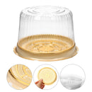 A015 Round Blister 5INCH  Box 50PCS | 10PCS Transparent Round Cake Box | Round Box Container Bekas Kek Mini Bulat