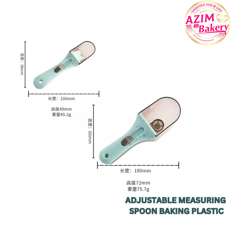 Adjustable Measuring Spoon Baking Plastic Measuring Spoon By Azim Bakery