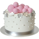 Cake Decoration | Gold Ball Silver Pink Blue Yellow White Red Black Ball Birthday Cake Topper By Azim Bakery